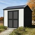 thumbnail image 4 of Handy Home Products Gardena 8' x 6' Outdoor Wood Utility Shed, Choose Installation, 4 of 11
