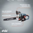 thumbnail image 6 of SENIX 4QL® 46cc 4-Cycle 16" Gas Chainsaw, 6 of 10