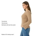thumbnail image 4 of Edited by Hunter McGrady Women's Pearl Trim Sweater, 4 of 11