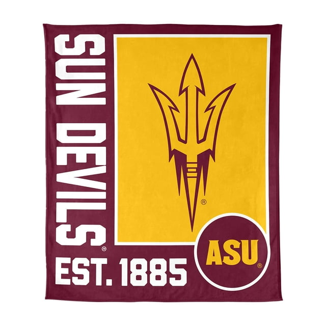 Logo Brands Arizona State Sun Devils 60"x70" Super Plush Blanket
