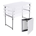 thumbnail image 1 of Lifetime 4' Residential Fold-In-Half Adjustable Height Table, 1 of 10