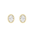 thumbnail image 2 of Lab Created Diamond Earrings in 14K Gold, 2 of 7