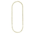 thumbnail image 2 of High-Polish Paperclip Necklace in 14K Yellow Gold, 2 of 8