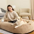 thumbnail image 3 of Snuggle Cuddler Oversized Plush Human Dog Bed, 3 of 9