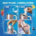 thumbnail image 3 of Cirkul 40oz Raindrop Tumbler Starter Kit + 4 Flavor Cartridges, 3 of 3
