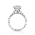 thumbnail image 4 of Lab Created Round Cut Diamond Ring, 4 of 8