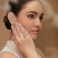 thumbnail image 6 of Lab Created Emerald Cut Solitaire Diamond Ring, 6 of 8
