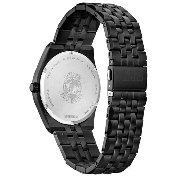 Citizen Black Stainless Steel Watch & Bracelet Set BM7335-63E