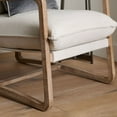 thumbnail image 4 of Newfield Wood and Upholstered Accent Chair, Wheat, 4 of 5
