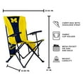 thumbnail image 3 of Logo Brands Michigan Wolverines Hard Arm Chair, 3 of 6