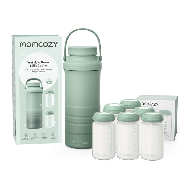 Momcozy Bottle 22 oz. Cooler + Storage Bottles