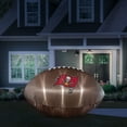 thumbnail image 3 of Logo Brands Tampa Bay Buccaneers Pre-Lit 10'x6' Inflatable Football, 3 of 6