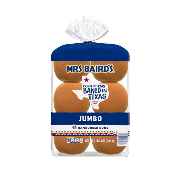 Mrs. Baird's Enriched Hamburger Buns 12 pk.