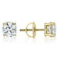 thumbnail image 2 of 1.40 CT. T.W. Round Cut Diamond Solitaire Stud Earrings in 18K Gold, 2 of 3