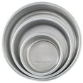 thumbnail image 2 of Nordic Ware Naturals 3-Piece Aluminum Round Cake Pan Set, 8", 6" and 4", 2 of 10