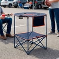 thumbnail image 2 of NFL 27.6" Round Tailgate Table with Shelf, 2 of 5