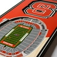 thumbnail image 3 of YouTheFan NC State Wolfpack 6"x19" 3D Stadium View Banner, 3 of 6
