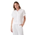 thumbnail image 1 of Edited by Hunter McGrady Women's Gauze Camp Shirt, 1 of 10