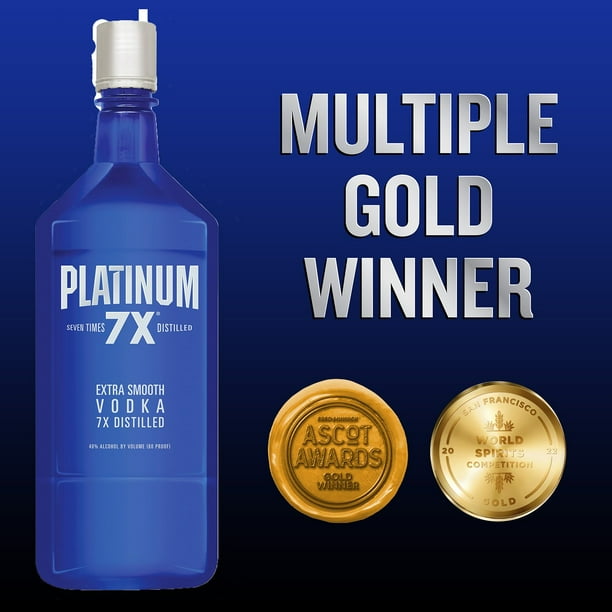 アタックNo.1 プレミアムコレクターズエディション Platinum 7X Distilled Vodka 1.75 L - Samsclub.com