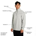 thumbnail image 4 of Champion Men's Quarter-Zip Pullover, 4 of 7