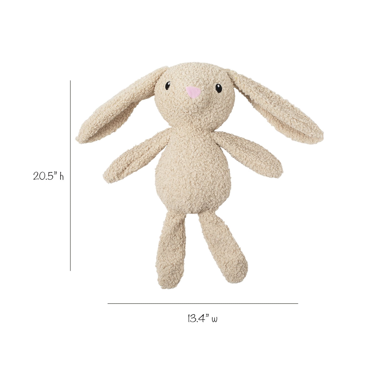 Jumbo Plush Bunny Dog Toy with TPR Ball & Rope - Samsclub.com