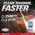 thumbnail image 2 of Simpson PowerShot 3500 PSI at 2.5 GPM CRX210 with AAA Triplex Pump Professional Gas Pressure Washer, 2 of 11