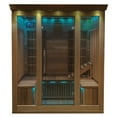thumbnail image 7 of Hybrid Cedar Elite Premium 3-4 Person Sauna with 9 Carbon Heaters, 7 of 22