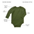 thumbnail image 6 of Member's Mark Baby 4-Pack Organic Cotton Bodysuit, 6 of 8
