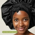 thumbnail image 5 of NIGHT Vegan Satin Oversized Bonnet, 2 pk., 5 of 8