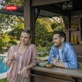 thumbnail image 15 of Keter 13.5' x 7.5' Signature Collection Resin Outdoor Bar Gazebo with Awning, 15 of 18