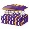 thumbnail image 2 of Logo Brands LSU Tigers Bed-In-A-Bag Set, 2 of 5