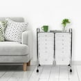 thumbnail image 6 of Seville Classics 12-Drawer Rolling Organizer Cart, 25.2" W x 15.2" D x 31.7" H, 6 of 9