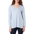 thumbnail image 1 of Hue Women's Long Sleeve Tunic T-Shirt, 1 of 7