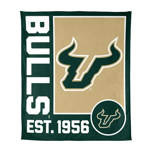Logo Brands South Florida Bulls 60"x70" Super Plush Blanket