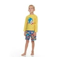 thumbnail image 2 of Character Toddler Boys 2-Piece Rashguard and Swim Trunk Set, 2 of 6
