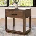 thumbnail image 1 of Marlow Solid Wood 1-Drawer End Table, Natural, 1 of 10