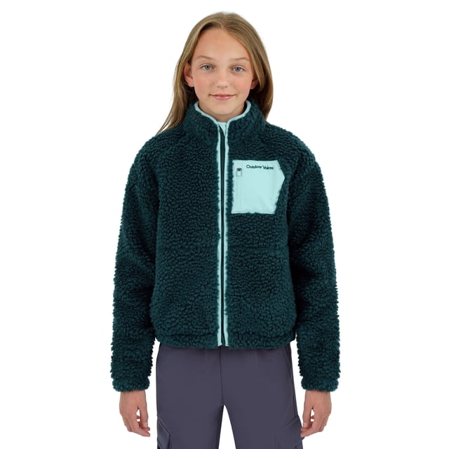 Outdoor Voices Girls Fleece Jacket