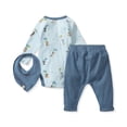 thumbnail image 4 of Burt's Bees Baby Organic Cotton 3-Piece Outfit Set, 4 of 9