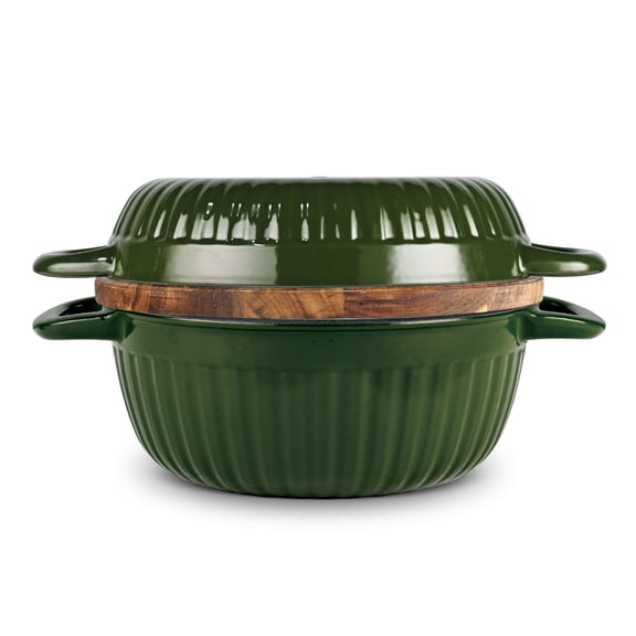 Tramontina 3-in-1 Enameled Cast Iron Multi-Oven, Includes Trivet
