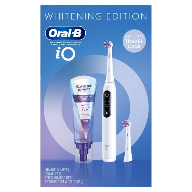 Oral-B iO Series 4 ホワイト　新品未使用 Oral-B iO Series 4 Rechargeable Toothbrush, Whitening Edition Kit