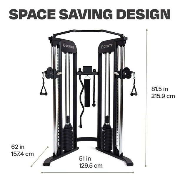 Centr 2 Home Gym with Adjustable Workout Bench and 3-month Centr