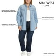 thumbnail image 4 of Nine West Women's Plus Denim Top, 4 of 8