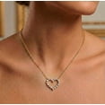 thumbnail image 5 of Lab Created Diamond Heart Pendant Necklace, 1.5C.T.W.T, 5 of 5