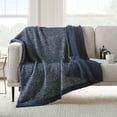 thumbnail interactive-video image 1 of Member's Mark Luxury Premier Collection Herringbone Cozy Knit Throw, 1 of 6