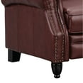 thumbnail image 8 of Pollenza Leather Pushback Recliner Chair, 8 of 8