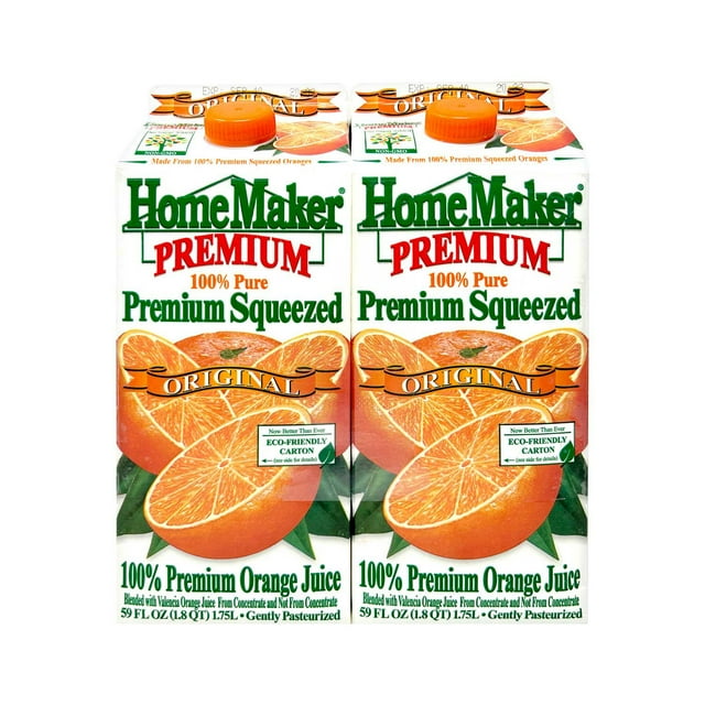 Homemaker Orange Juice 59 fl. oz., 2 pk.