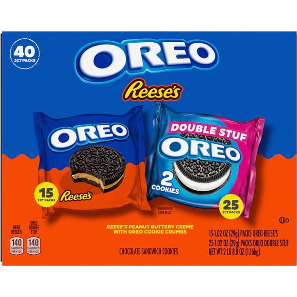 OREO REESE'S Peanut Buttery Creme & OREO Double Stuf Cookies