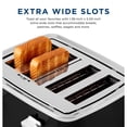thumbnail image 4 of GE 4-Slice Stainless Steel Toaster with Extra Wide Slots, 4 of 6