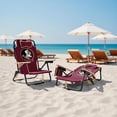 thumbnail image 2 of Logo Brands Florida State Seminoles Reclining Beach Chair, 2 of 6