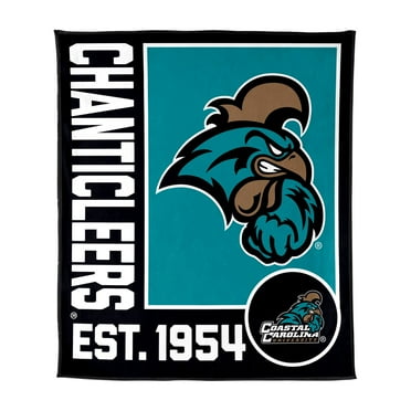 Logo Brands Coastal Carolina Chanticleers 60"x70" Super Plush Blanket